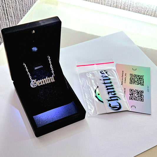 Naszyjnik Chantico Zodiac Bliźnięta Srebrny