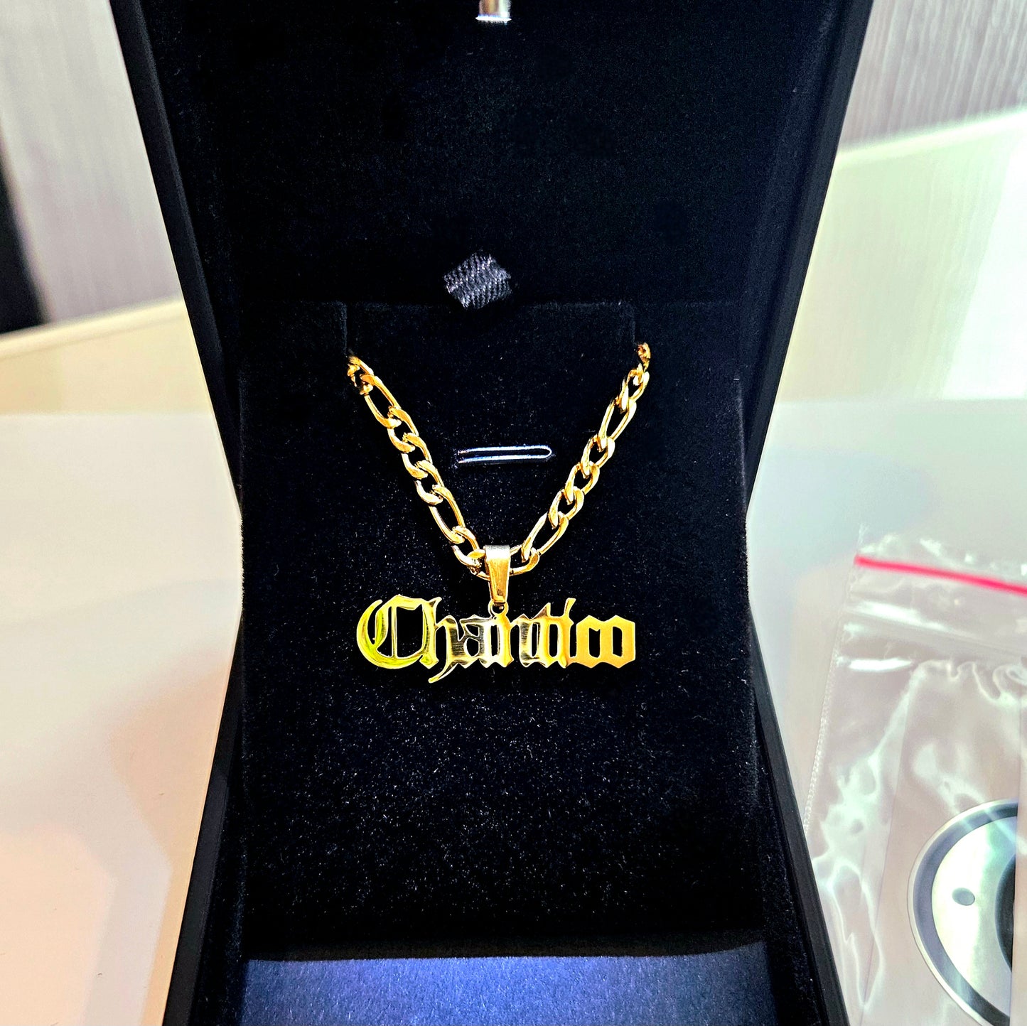 Chantico Naszyjnik Męski Złoty