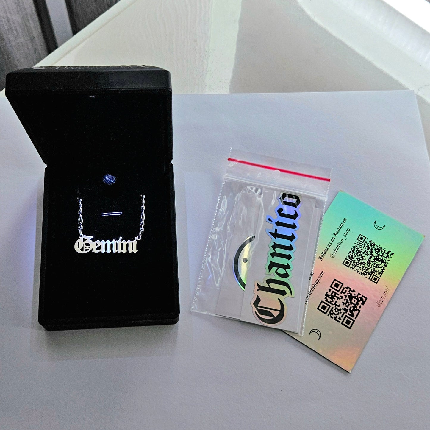 Naszyjnik Chantico Zodiac Bliźnięta Srebrny