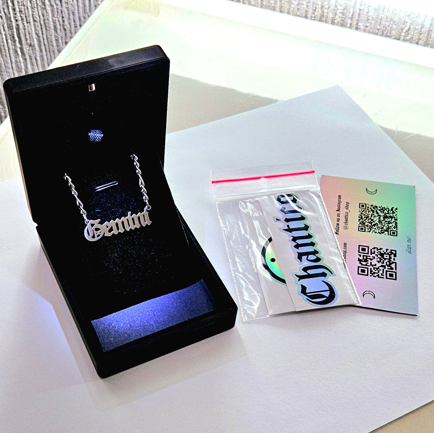 Naszyjnik Chantico Zodiac Bliźnięta Srebrny